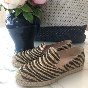 Stuart Weitzman Zebra Espadrilles SZ 7